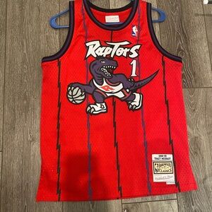 Mitchell & Ness Red Raptors Retro Jersey